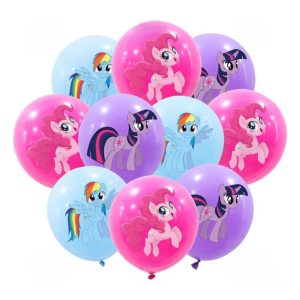 Шары латекс 12″ 30 см с рисунком Пони My Little Pony Ассорти Китай Упаковка 10 шт