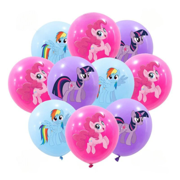 Шары латекс 12″ 30 см с рисунком Пони My Little Pony Ассорти Китай Упаковка 10 шт