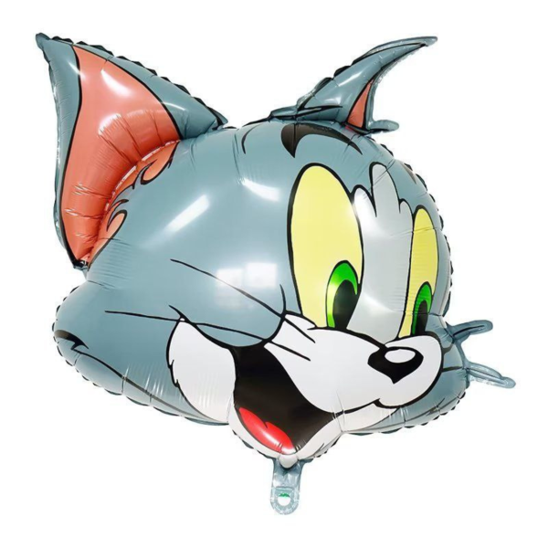 Куля фольгована фігурна 75х75 см Том Tom and Jerry Сірий Китай