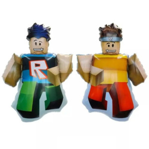 Куля фольгована фігурна двостороння 86х64 см Людина Roblox Роблокс Різнокольоровий Китай