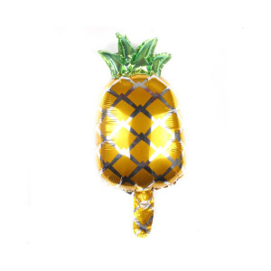 Куля фольгована міні фігура 30х35 см Ананас Золото Китай