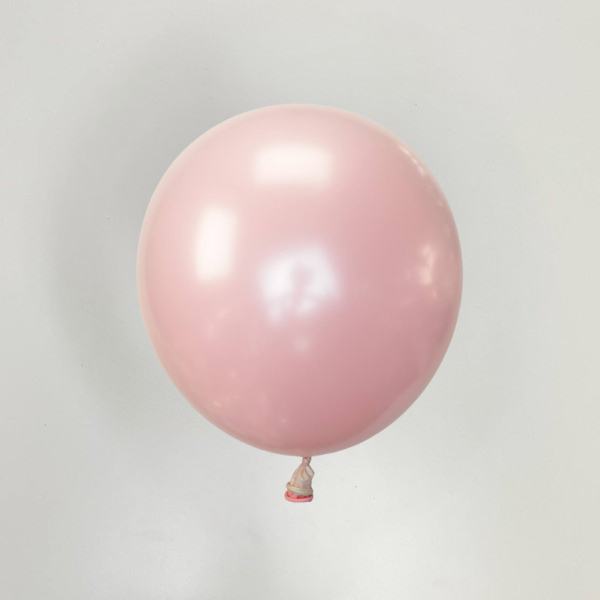 Кулі латекс 10" 25 см Дабл стафф Білий металік на пудрі Китай Упаковка 50 штук